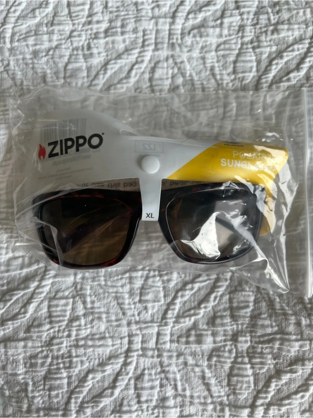Zippo Angular Polarized Tortoiseshell Sunglasses - Brown Lenses